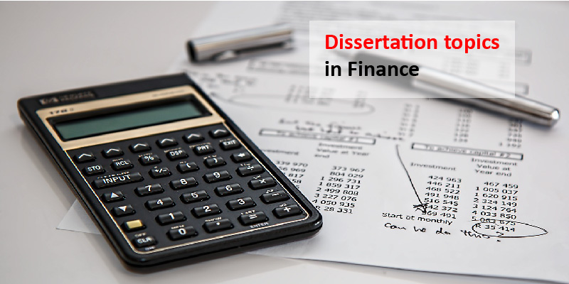 Dissertation topics in finance