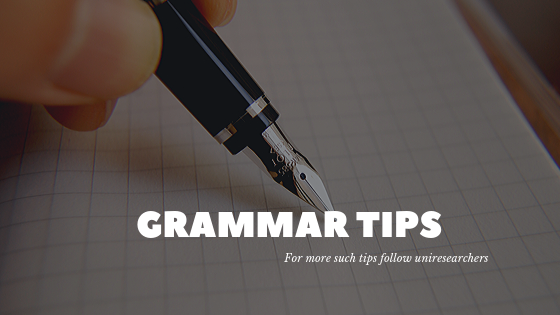 Grammar tips