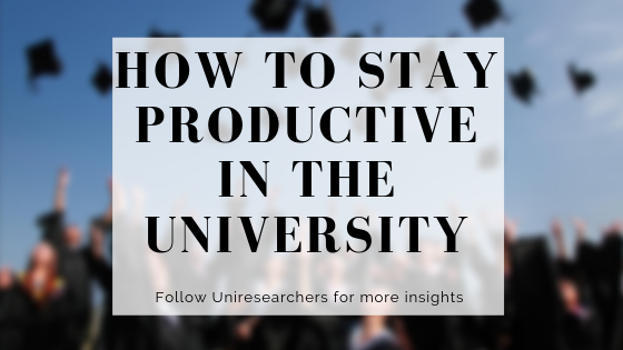 How to Stay Productive in the University